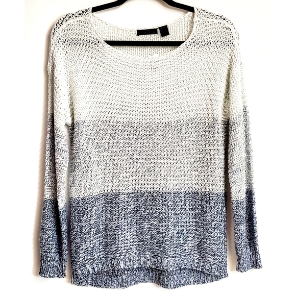 RDI Sweaters - NWT RDI Large Stripe Open Loose Knit Sweater